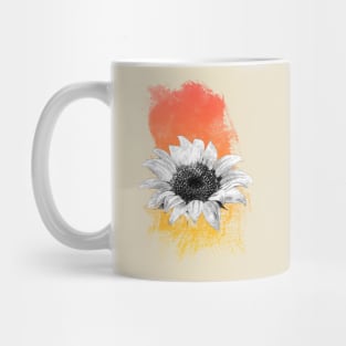 Watercolor Sunflower Mug